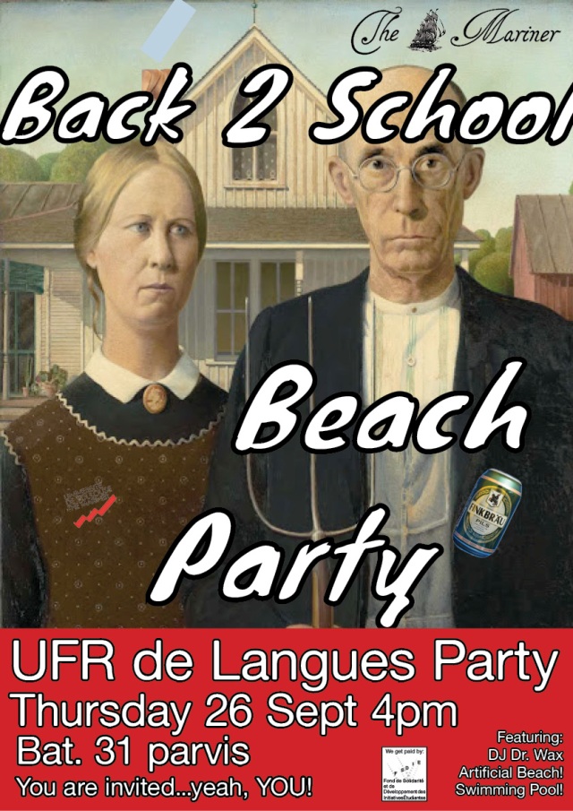 Back to School Beach Party - Poster 2
